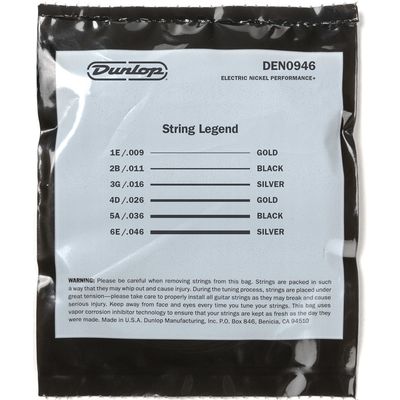 Струны для электрогитары Dunlop DEN0946 9-46, изображение 3