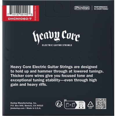 Струны для электрогитары Dunlop DHCN1060-7 10-60, изображение 2
