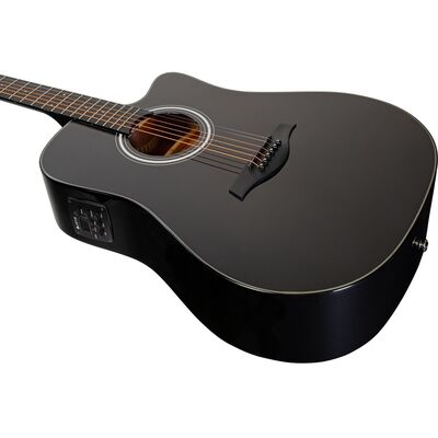 Гитара электроакустическая Rockdale Aurora D5 C BK E Gloss, изображение 7
