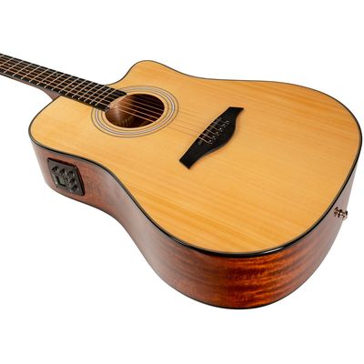 Гитара электроакустическая Rockdale Aurora D5 C NAT E Gloss, изображение 4