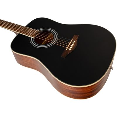 Гитара акустическая Rockdale Aurora D6 BK Satin, изображение 4