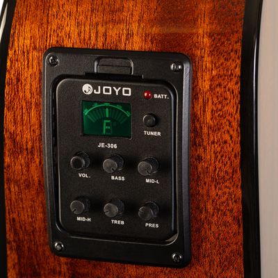 Гитара электроакустическая Rockdale Aurora D6 C E ALL-MAH Gloss, изображение 8