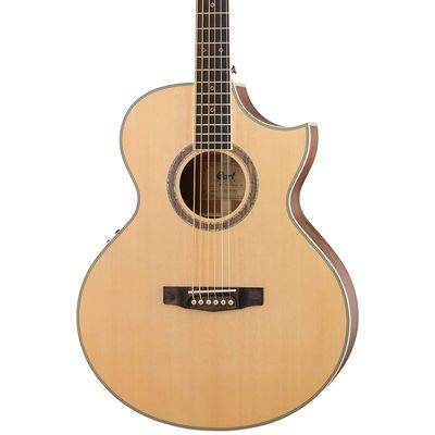 Гитара электроакустическая Cort NDX Baritone NS WBAG, изображение 2