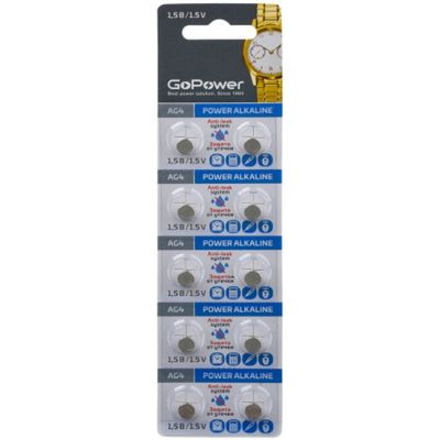 Батарейка GoPower 00-00017860 G4/LR626/LR66/377A/177