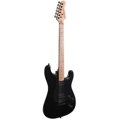 Электрогитара Rockdale Stars Plus HH Maple Black, изображение 2