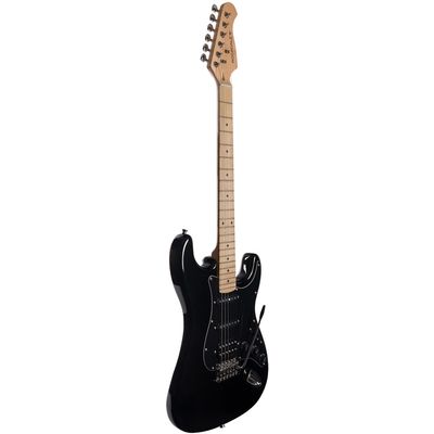 Электрогитара Rockdale Stars Plus HSS Maple Black, изображение 2