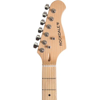 Электрогитара Rockdale Stars Plus HSS Maple Black, изображение 8