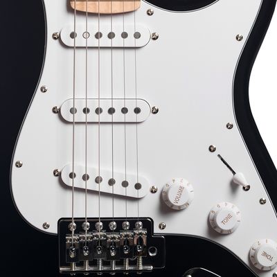 Электрогитара Rockdale Stars Plus SSS Maple Black, изображение 5