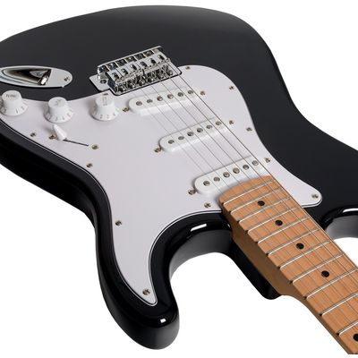 Электрогитара Rockdale Stars Plus SSS Maple Black, изображение 7