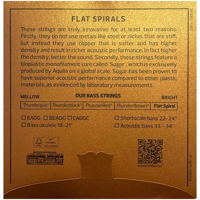 Струны для укулеле Aquila Flat Spirals 200U, изображение 2