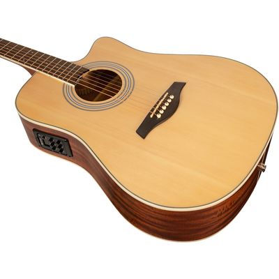 Гитара электроакустическая Rockdale Aurora D6 C NAT E Gloss, изображение 4