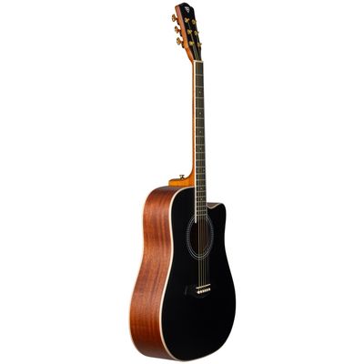 Гитара акустическая Rockdale Aurora D7 C BK Satin, изображение 2