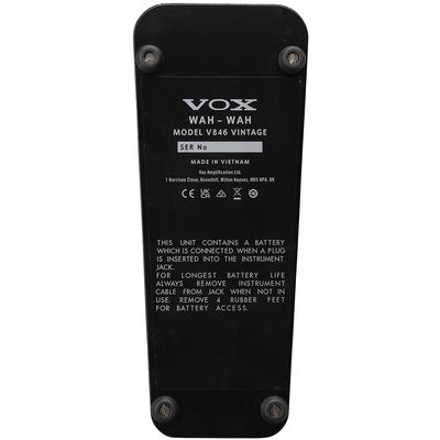 Педаль эффектов Vox V846 Vintage Wah