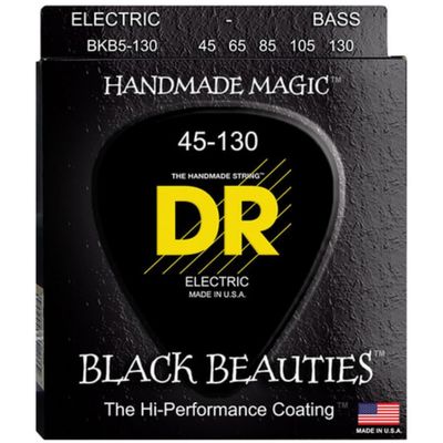 Струны для бас-гитары DR Black Beauties BKB5-130 45-130