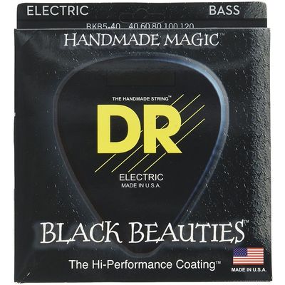 Струны для бас-гитары DR Black Beauties BKB5-40 40-120