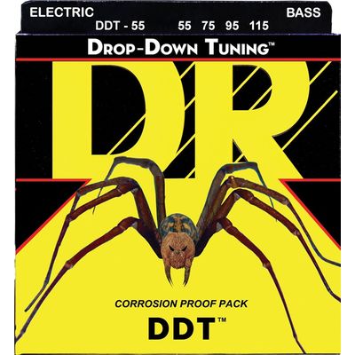 Струны для бас-гитары DR Drop-Down Tuning DDT-55 55-115
