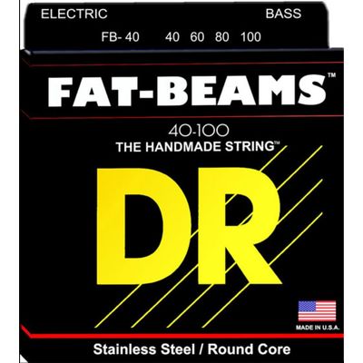Струны для бас-гитары DR Fat-Beams FB-40 40-100