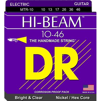 Струны для электрогитары DR Hi-Beam MTR-10 10-46