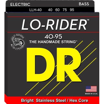 Струны для бас-гитары DR Lo-Rider LLH-40 40-95