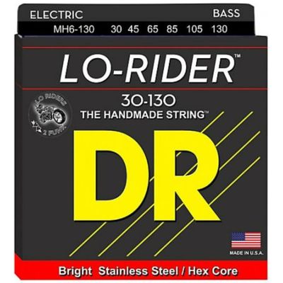 Струны для бас-гитары DR Lo-Rider MH6-130 30-130