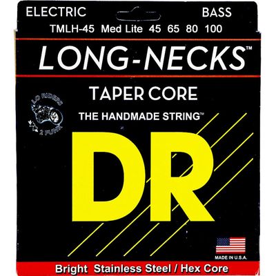 Струны для бас-гитары DR Long Necks TMLH-45 45-100