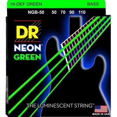 Струны для бас-гитары DR Neon NGB-50 50-110