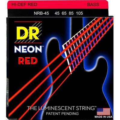 Струны для бас-гитары DR Neon NRB-45 45-105