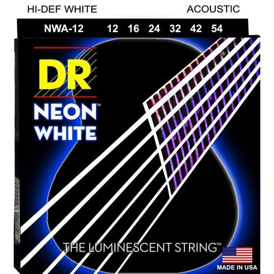 Струны для акустической гитары DR Neon NWA-12 12-54