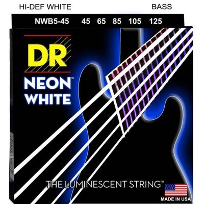 Струны для бас-гитары DR Neon NWB5-45 45-125