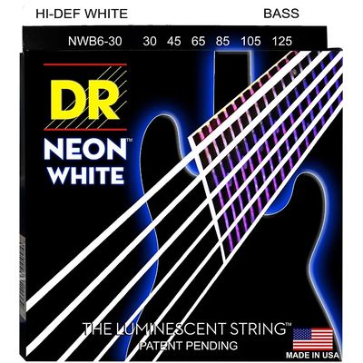 Струны для бас-гитары DR Neon NWB6-30 30-125