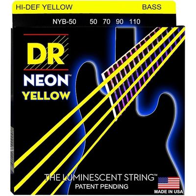 Струны для бас-гитары DR Neon NYB-50 50-110