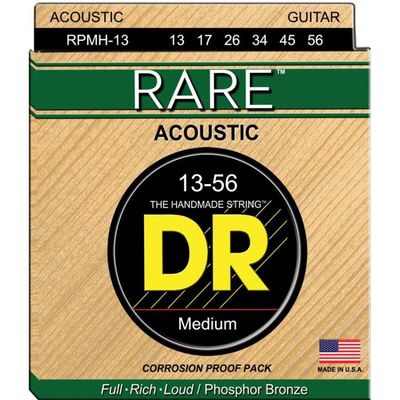 Струны для акустической гитары DR Rare RPMH-13 13-56