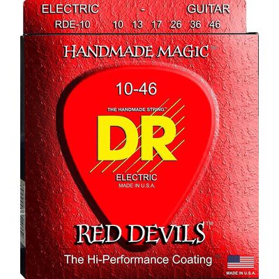Струны для электрогитары DR Red Devils RDE-10 10-46