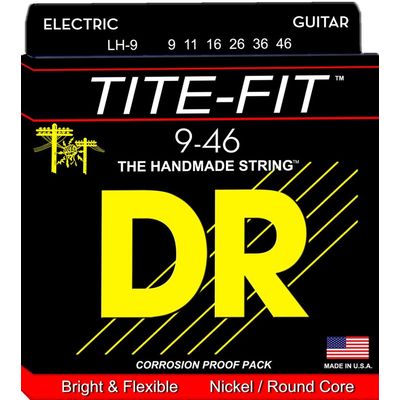 Струны для электрогитары DR Tite-Fit LH-9 9-46