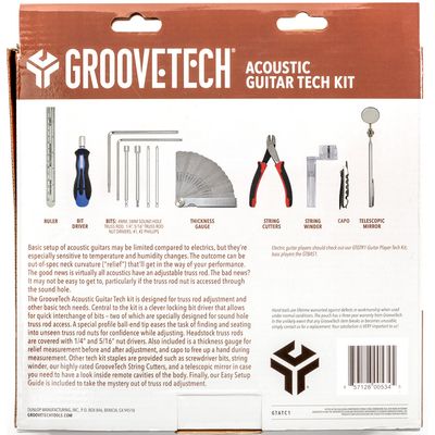 Набор для отстройки акустической гитары Dunlop GTATC1 Groovetech Acoustic Guitar Tech Kit, изображение 2