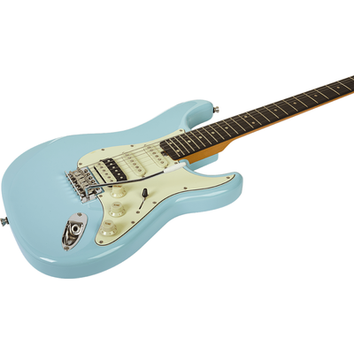 Электрогитара Eko Aire V-NOS Daphne Blue, изображение 4