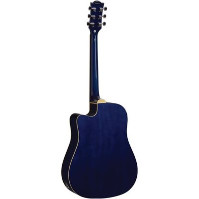 Гитара электроакустическая Eko Ranger CW EQ Blue Sunburst, изображение 2