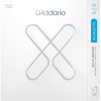 Струны для 12-струнной гитары D'Addario XSABR1047-12 10-47