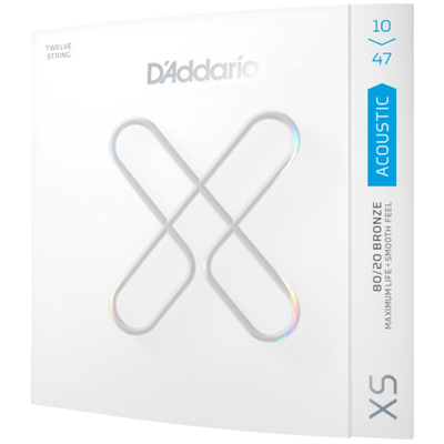 Струны для 12-струнной гитары D'Addario XSABR1047-12 10-47, изображение 2