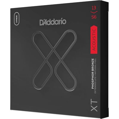 Струны для акустической гитары D'Addario XTAPB1356-3P 13-56, изображение 2