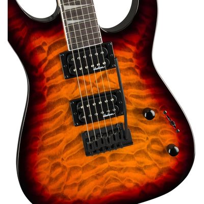 Электрогитара Jackson JS20 Dinky DKQ 2PT AH Tobacco Burst, изображение 3