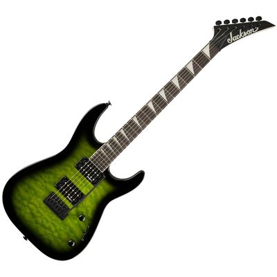Электрогитара Jackson JS20 Dinky DKQ 2PT AH Transparent Green