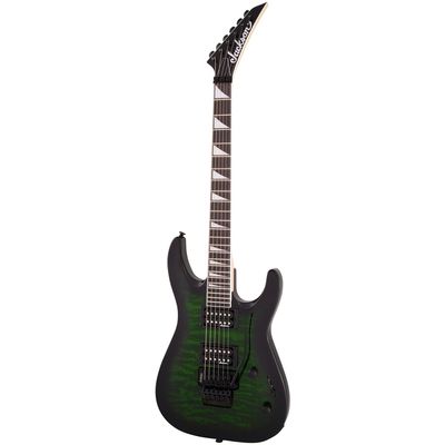 Электрогитара Jackson JS32Q Dinky Arch Top DKA AH Transparent Green Burst, изображение 3
