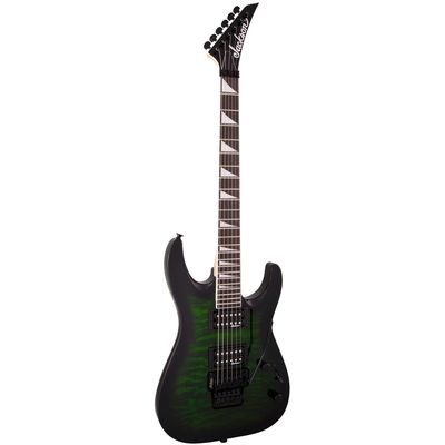 Электрогитара Jackson JS32Q Dinky Arch Top DKA AH Transparent Green Burst, изображение 4