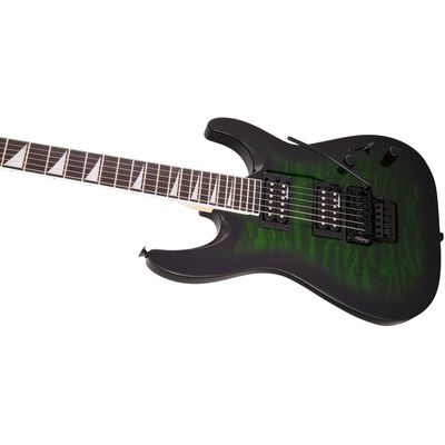 Электрогитара Jackson JS32Q Dinky Arch Top DKA AH Transparent Green Burst, изображение 6