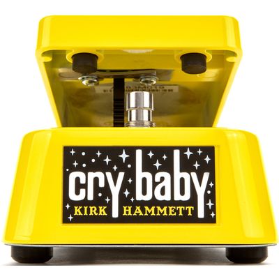 Педаль эффектов Dunlop KH95Y Kirk Hammett Cry Baby Wah Limited Edition Yellow Sparkle