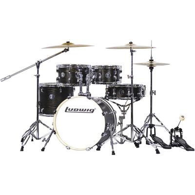 Ударная установка Ludwig Accent Pro LC196-1 Black Wood Grain