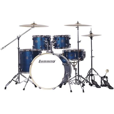 Ударная установка Ludwig Accent Pro LC196-4 Iris Blue