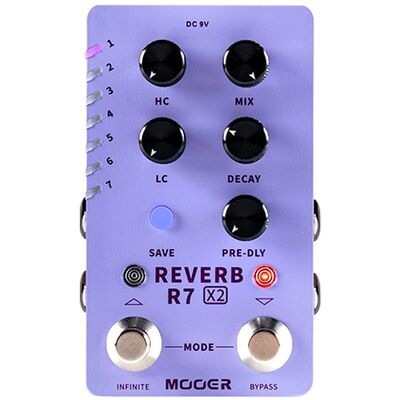 Педаль эффектов Mooer R7 Reverb X2