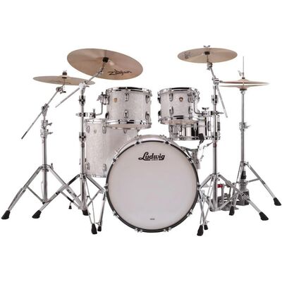 Комплект барабанов Ludwig Classic Maple MOD L88204AX0P White Marine